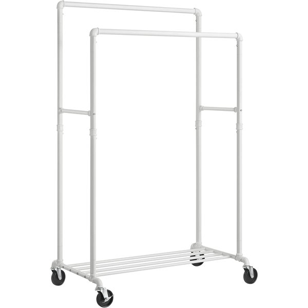 Rebrilliant Rynn 100Cm Rolling Clothes Racks Wayfair.co.uk